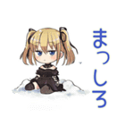 金髪ゴスロリの女の子★冬（個別スタンプ：36）