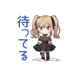 金髪ゴスロリの女の子★冬（個別スタンプ：40）