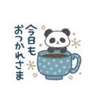 ゆらゆら動くパンダ⭐️オシャレドット柄⭐️（個別スタンプ：13）