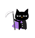 黒ねこ ハロウィン（個別スタンプ：7）