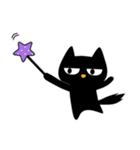 黒ねこ ハロウィン（個別スタンプ：8）