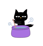 黒ねこ ハロウィン（個別スタンプ：9）