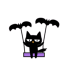 黒ねこ ハロウィン（個別スタンプ：11）