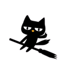 黒ねこ ハロウィン（個別スタンプ：12）