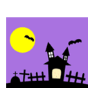 黒ねこ ハロウィン（個別スタンプ：13）