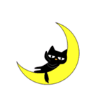 黒ねこ ハロウィン（個別スタンプ：16）