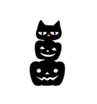 黒ねこ ハロウィン（個別スタンプ：25）