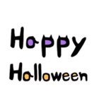 黒ねこ ハロウィン（個別スタンプ：40）