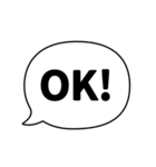 ふきだしことば（日常会話系）（個別スタンプ：2）