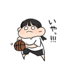 バスケ部女の子。（個別スタンプ：1）