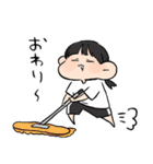 バスケ部女の子。（個別スタンプ：10）