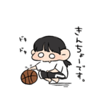バスケ部女の子。（個別スタンプ：21）
