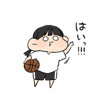 バスケ部女の子。（個別スタンプ：22）