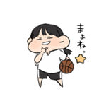 バスケ部女の子。（個別スタンプ：24）
