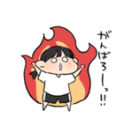 バスケ部女の子。（個別スタンプ：28）