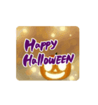 【動く】筆文字でハロウィン（個別スタンプ：3）