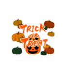 【動く】筆文字でハロウィン（個別スタンプ：14）