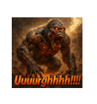 アンデットゴリラ【絶叫パワー】（個別スタンプ：1）