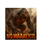 アンデットゴリラ【絶叫パワー】（個別スタンプ：6）