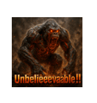 アンデットゴリラ【絶叫パワー】（個別スタンプ：7）