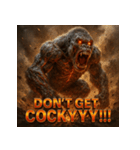 アンデットゴリラ【絶叫パワー】（個別スタンプ：9）