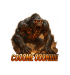アンデットゴリラ【絶叫パワー】（個別スタンプ：11）