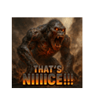 アンデットゴリラ【絶叫パワー】（個別スタンプ：12）