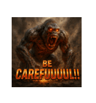 アンデットゴリラ【絶叫パワー】（個別スタンプ：13）