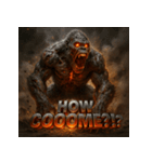アンデットゴリラ【絶叫パワー】（個別スタンプ：14）