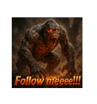 アンデットゴリラ【絶叫パワー】（個別スタンプ：15）