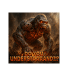 アンデットゴリラ【絶叫パワー】（個別スタンプ：16）