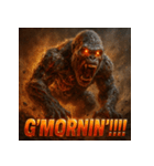 アンデットゴリラ【絶叫パワー】（個別スタンプ：18）