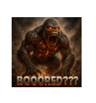 アンデットゴリラ【絶叫パワー】（個別スタンプ：20）