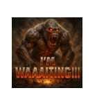 アンデットゴリラ【絶叫パワー】（個別スタンプ：24）