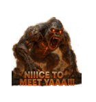 アンデットゴリラ【絶叫パワー】（個別スタンプ：27）