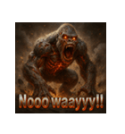 アンデットゴリラ【絶叫パワー】（個別スタンプ：29）