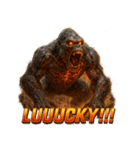 アンデットゴリラ【絶叫パワー】（個別スタンプ：31）