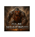 アンデットゴリラ【絶叫パワー】（個別スタンプ：33）