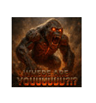 アンデットゴリラ【絶叫パワー】（個別スタンプ：34）