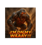 アンデットゴリラ【絶叫パワー】（個別スタンプ：38）