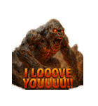 アンデットゴリラ【絶叫パワー】（個別スタンプ：39）