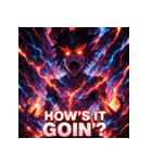 妖怪大激怒！！（個別スタンプ：4）