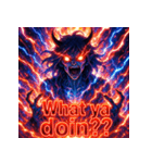 妖怪大激怒！！（個別スタンプ：30）