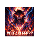 妖怪大激怒！！（個別スタンプ：33）