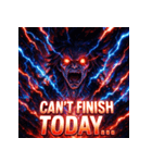 妖怪大激怒！！（個別スタンプ：36）