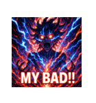 妖怪大激怒！！（個別スタンプ：39）