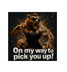 アクロバティックベア（個別スタンプ：4）