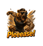 アクロバティックベア（個別スタンプ：6）