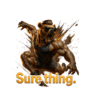 アクロバティックベア（個別スタンプ：7）