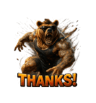 アクロバティックベア（個別スタンプ：11）